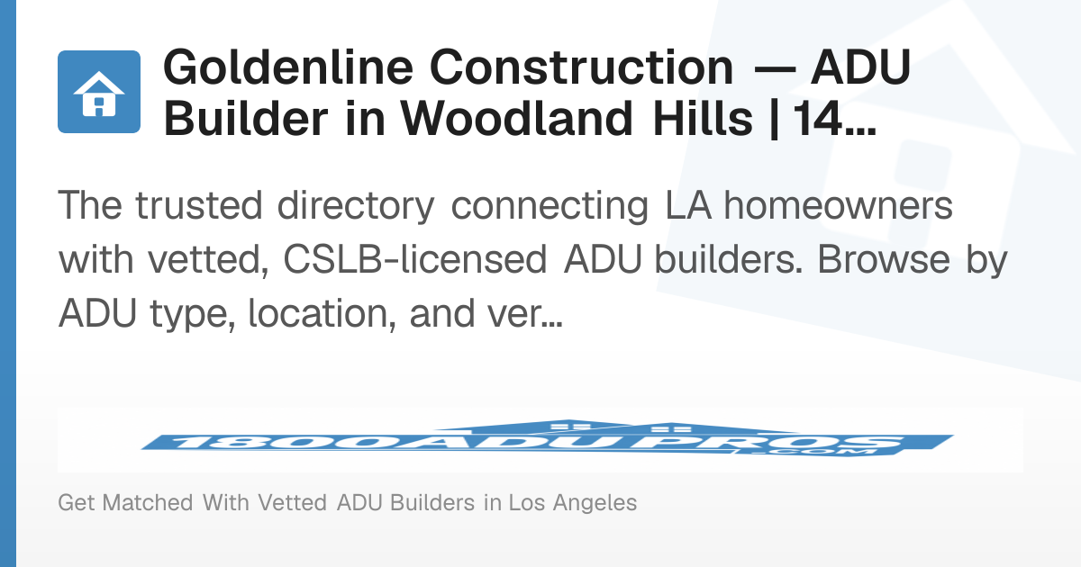 Goldenline Construction logo